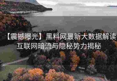 【震撼曝光】黑料网最新大数据解读：互联网暗流与隐秘势力揭秘